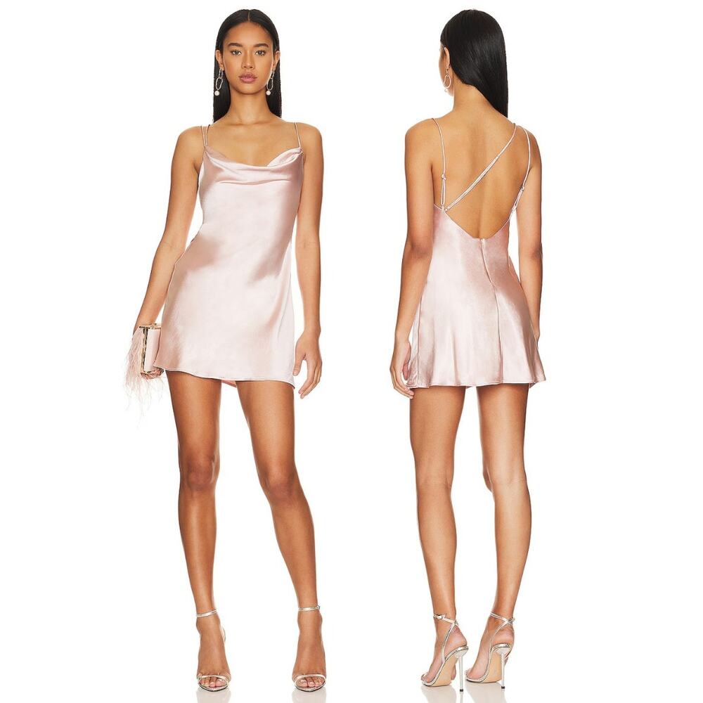 Tularosa Noah Mini Dress Satin Coquette Ballerina Fairy Party Cocktail Formal S